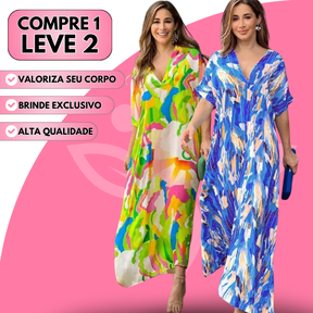 [COMPRE 1, LEVE 2] Vestido Longo Verenna + Bolsa de Brinde