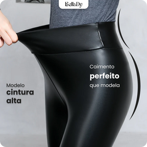 Calça de Couro Aveludada - HotLeg™(Compre 1 Leve 2 + Brinde Exclusivo)