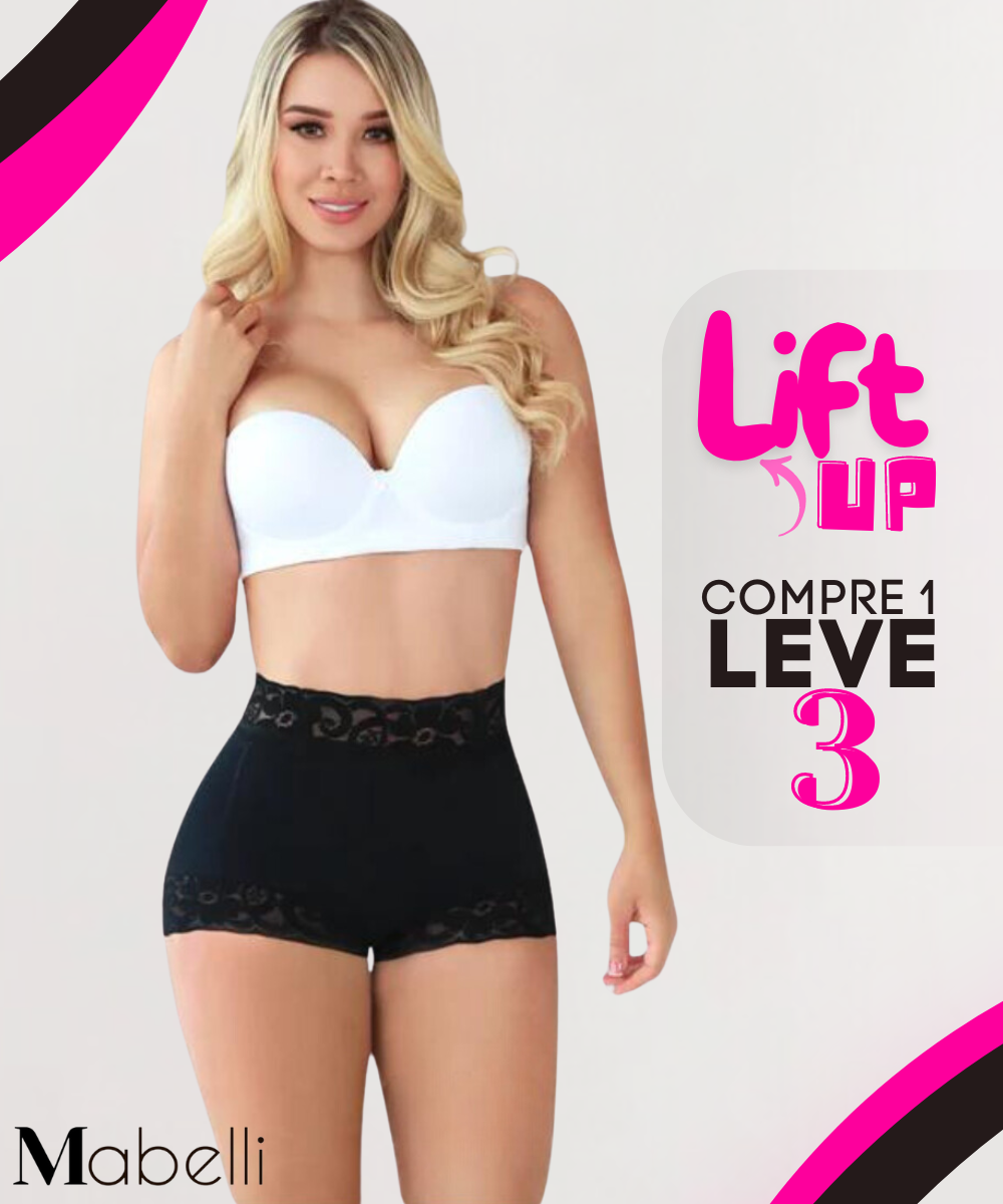 [COMPRE 1 LEVE 3] Calcinha Modeladora Lift UP - Com Barbatanas Laterais